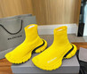 Женские текстильные кроссовки Balenciaga 2023 желтые