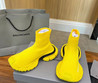Женские текстильные кроссовки Balenciaga 2023 желтые
