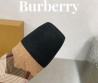 Женские текстильные сапоги Burberry 2023 на каблуке