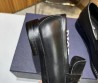 Мужские кожаные лоферы Christian Dior 2023 черные матовые