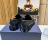 Мужские кожаные лоферы Christian Dior черные 2023