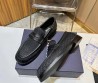 Мужские текстильные лоферы Christian Dior 2023 черные