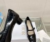 Женские кожаные туфли Christian Dior 2023 лакированные