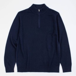 Мужской свитер Brunello Cucinelli 2023 темно-синий
