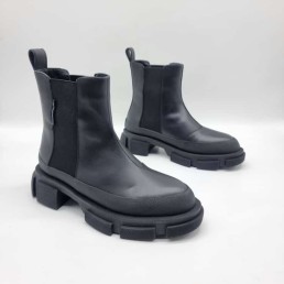 Женские кожаные ботинки Both 2023 черные