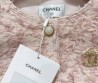Женский жакет Chanel 2023 бледно-розовый