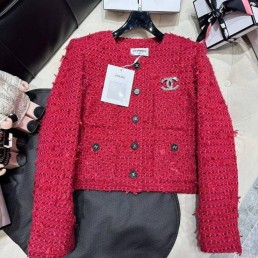 Женский жакет Chanel 2023 ярко-розовый