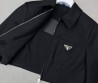 Женский костюм Prada 2023 юбка с жакетом черный
