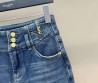 Женские джинсы Saint Laurent 2023 синие