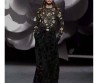 Женский шерстяной свитер Chanel 2023 черный с белым принтом