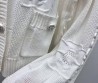 Женский шерстяной кардиган Chanel 2023 белый на пуговицах