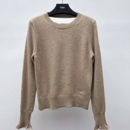 Женский джемпер Fendi 2023 бежевый