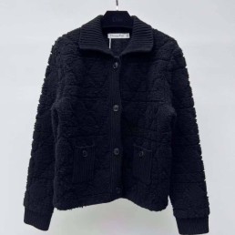 Женский кардиган Christian Dior 2023 на пуговицах черный