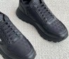 Мужские кожаные кроссовки черные Prada 2023