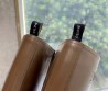 Женские кожаные сапоги Celine 2023 коричневые подошва 45 мм