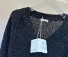 Женский костюм Brunello Cucinelli 2023 черный с пайетками