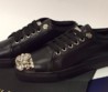 Женские кроссовки Philipp Plein Low Full Black Skull