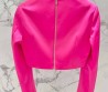 Женский костюм Saint Laurent 2023 розовый с сердцами из страз