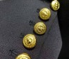 Женский жакет Balmain 2023 черный с брошью