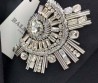 Женский жакет Balmain 2023 черный с брошью