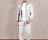 Мужской спортивный костюм Loro Piana 2023 светло-серый