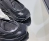 Мужские комбинированные кроссовки черные Prada 2023
