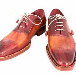 Мужские кожаные туфли Santoni Light Brown