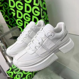 Женские комбинированные кроссовки Dolce & Gabbana 2023 белые