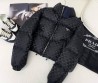 Женский пуховик Prada 2023 черный