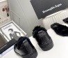 Мужские кожаные кеды Ermenegildo Zegna 2023 черные на меху