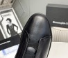 Мужские кожаные кеды Ermenegildo Zegna 2023 черные на меху