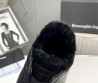 Мужские комбинированные кеды Ermenegildo Zegna 2023 черные на меху