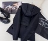 Женский пуховик Prada 2023 с поясом черный