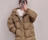 Женский пуховик Celine 2023 удлиненный бежевый