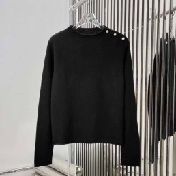 Женский кашемировый джемпер Christian Dior 2023 черный