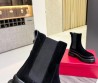 Женские замшевые ботинки Valentino 2023 черные