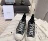 Женские текстильные кеды Christian Dior 2023 серые