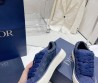 Мужские замшевые кроссовки Christian Dior 2023 синие