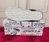Женские кожаные кроссовки на меху Dolce & Gabbana 2023 белые с черным