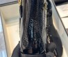 Женские ботинки Chanel 2023 черные лакированные