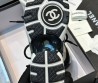 Женские комбинированные ботинки Chanel 2023 бежевые