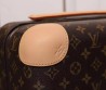 Чемодан Louis Vuitton 2023 коричневый с бежевыми уголками