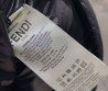 Женский пуховик Fendi 2023 с капюшоном черный