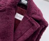 Женский меховой жилет Max Mara 2023 фиолетовый