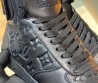 Женские высокие кроссовки Louis Vuitton 2023 черные