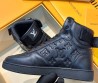 Женские высокие кроссовки Louis Vuitton 2023 черные