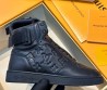 Женские высокие кроссовки Louis Vuitton 2023 черные