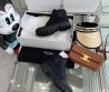 Женские текстильные ботинки Celine 2023 черные