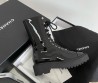 Женские кожаные ботинки Chanel 2023 лакированные черные