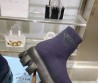 Женские текстильные ботинки Prada 2023 фиолетовые